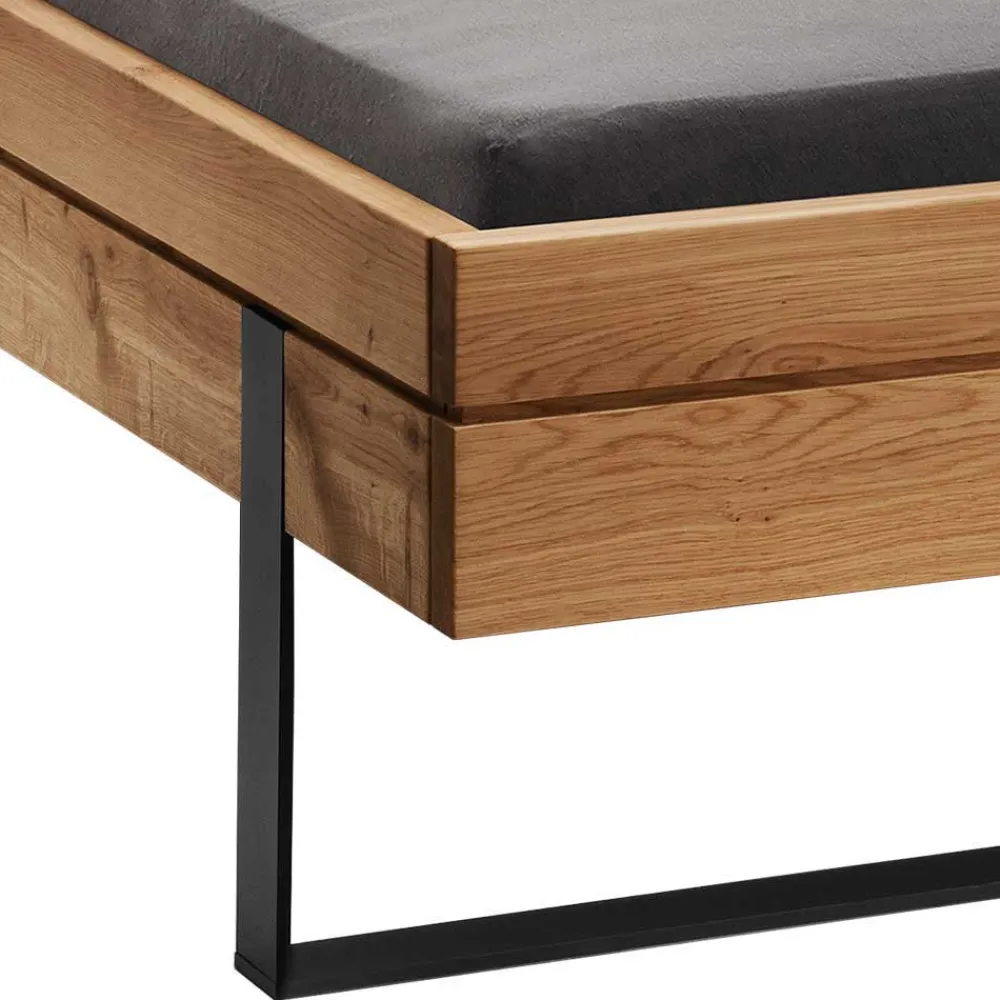 Sale Doppel Bett Wildeiche Scoddo Massivholzmöbel|Komfortbetten