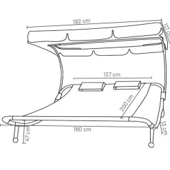 Doppel Relaxliege Mariandra*Pharao24 Clearance