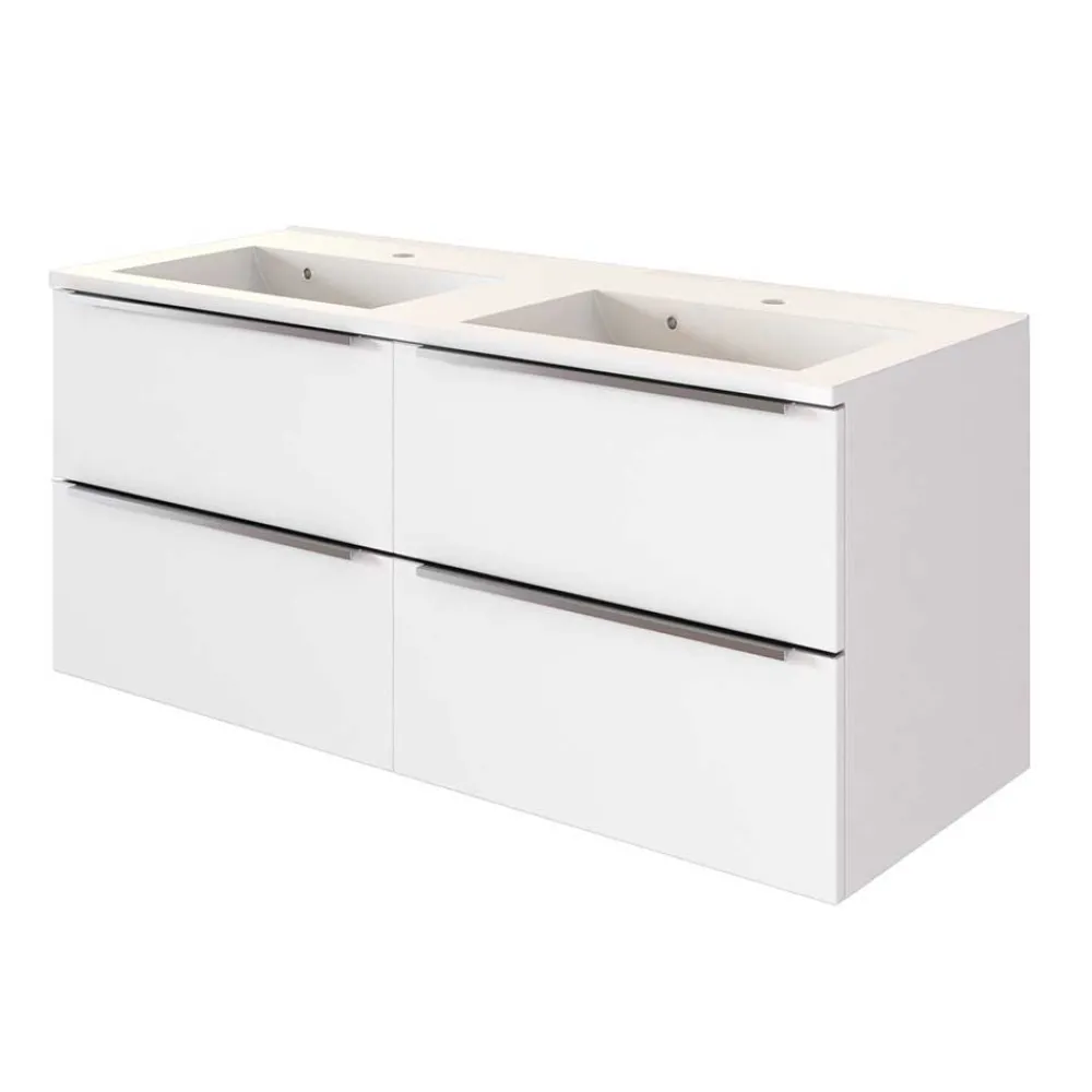 Hot Doppel Waschplatz Folcora Badmöbel Sets