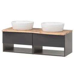 Outlet Doppel Waschtisch Eleon Waschbeckenunterschränke