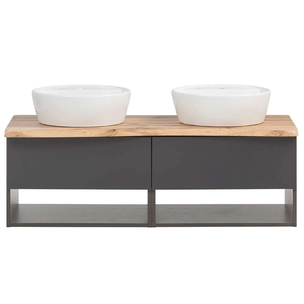 Outlet Doppel Waschtisch Eleon Waschbeckenunterschränke