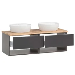 Outlet Doppel Waschtisch Eleon Waschbeckenunterschränke