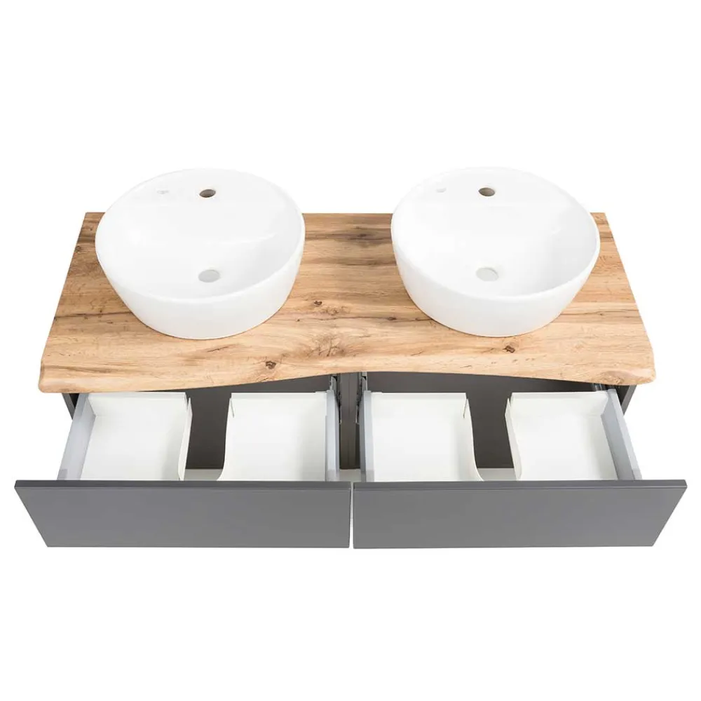 Outlet Doppel Waschtisch Eleon Waschbeckenunterschränke