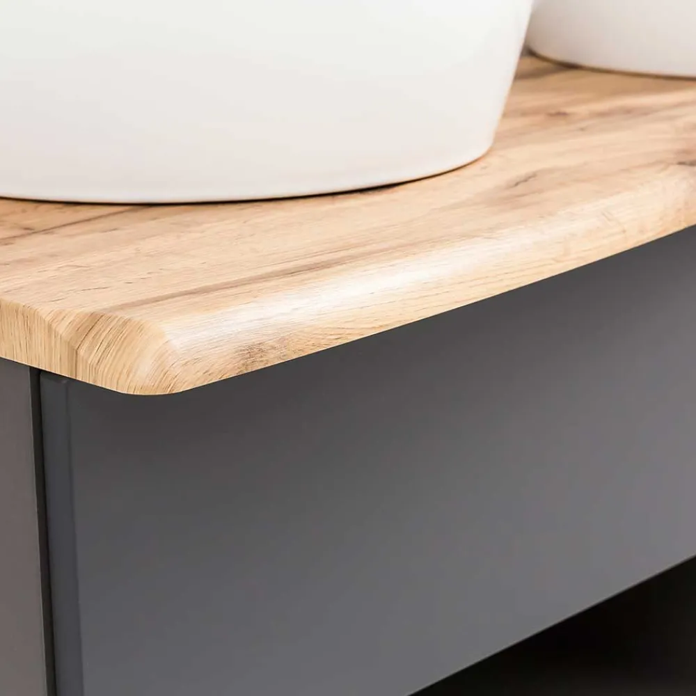 Outlet Doppel Waschtisch Eleon Waschbeckenunterschränke