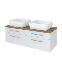 Outlet Doppel Waschtischschrank Tropezia Waschbeckenunterschränke