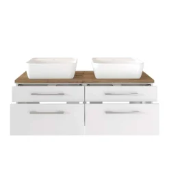 Outlet Doppel Waschtischschrank Tropezia Waschbeckenunterschränke