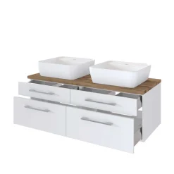 Outlet Doppel Waschtischschrank Tropezia Waschbeckenunterschränke