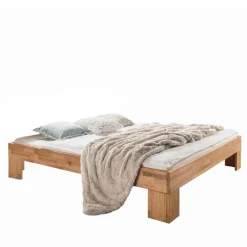 Clearance Doppelbett Eiche massiv Coplin Komfortbetten