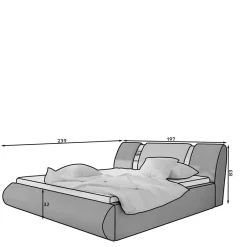 Outlet Doppelbett Irmla Funktionsbetten|Schubkastenbetten