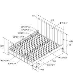 Doppelbett Jayden Doppelbetten|Komfortbetten