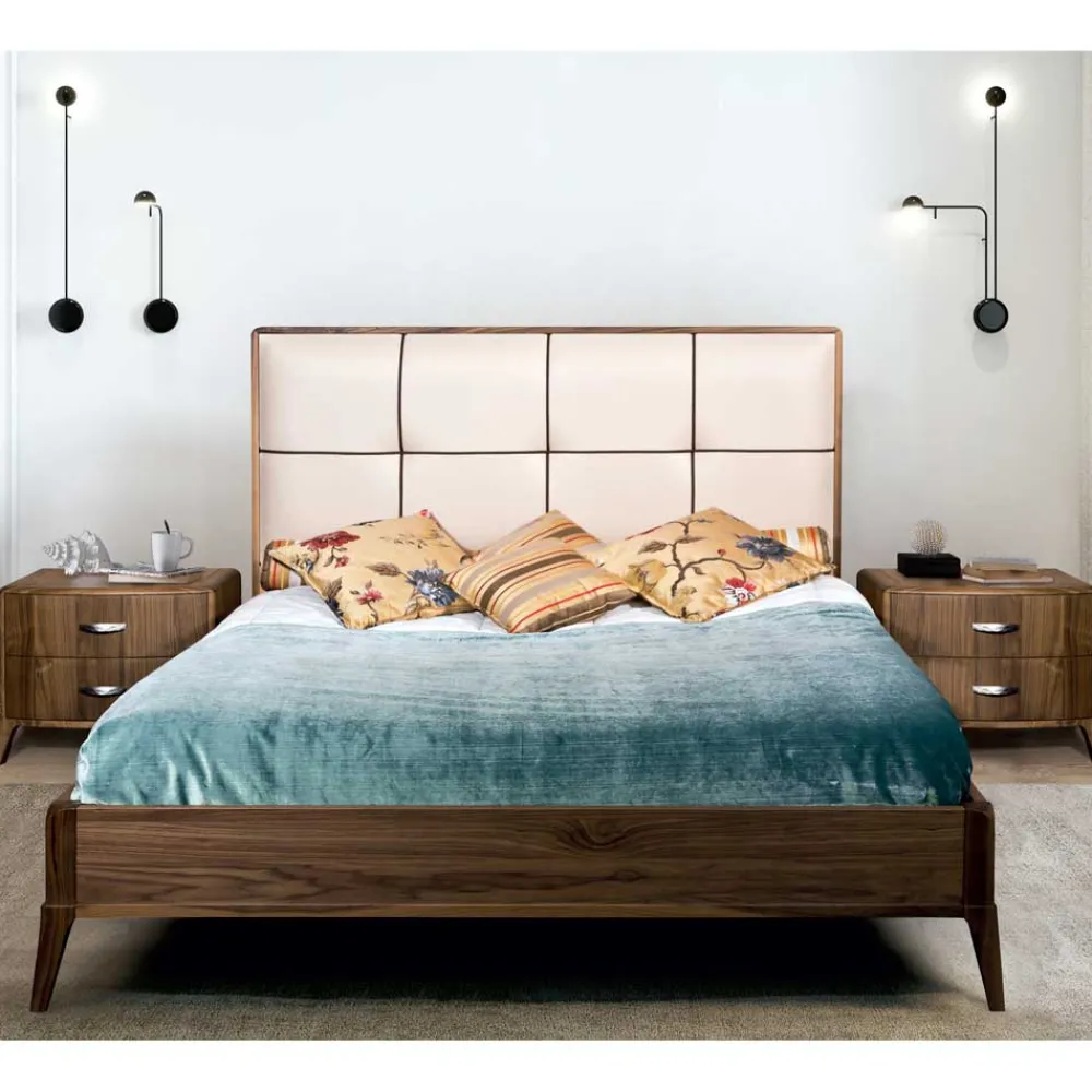 Doppelbett mit Nachtkonsolen Ledro*Pharao24