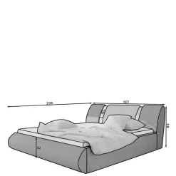 New Doppelbett Ortava Funktionsbetten|Schubkastenbetten