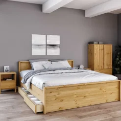 Discount Doppelbett Polina Funktionsbetten|Schubkastenbetten
