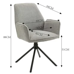 Online Drehbare Esstisch Stuehle Cadona Armlehnstühle