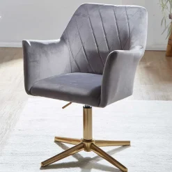 Drehstuhl mit Armlehnen Moranna*Pharao24 New