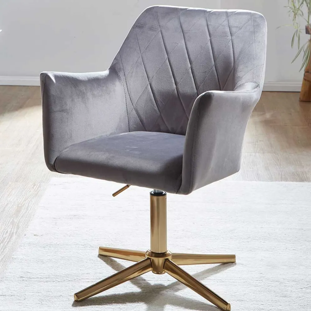 Drehstuhl mit Armlehnen Moranna*Pharao24 New