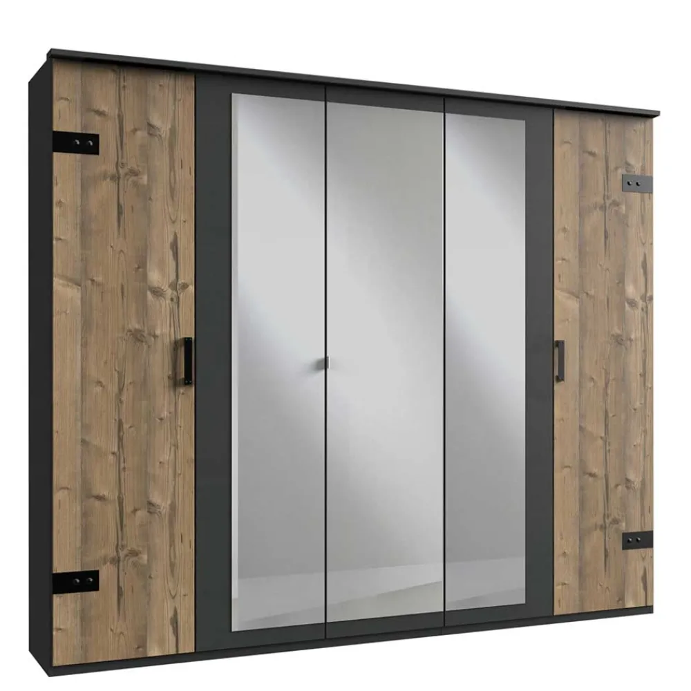Drehtürenkleiderschrank Vedra*Pharao24 Outlet