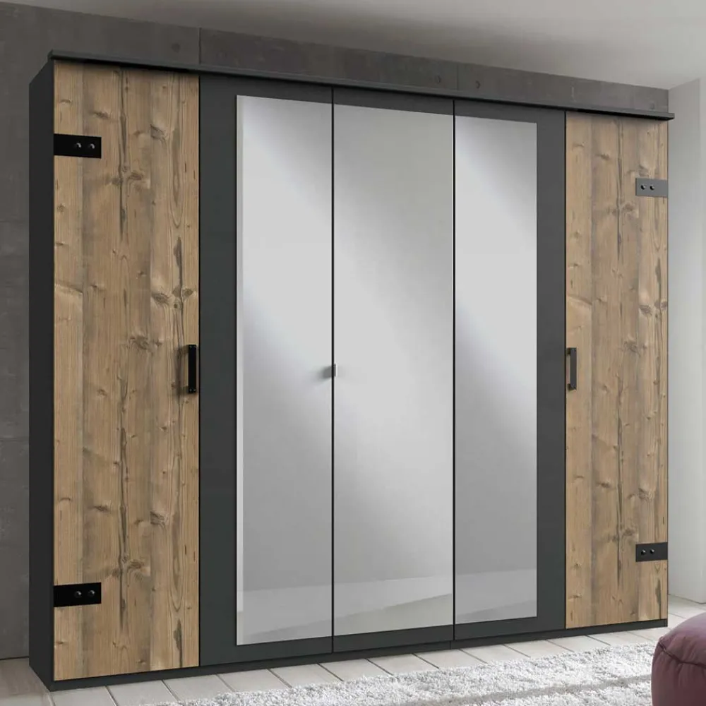 Drehtürenkleiderschrank Vedra*Pharao24 Outlet