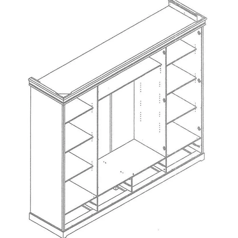 Drehtürenschrank Aluko*Pharao24 Discount