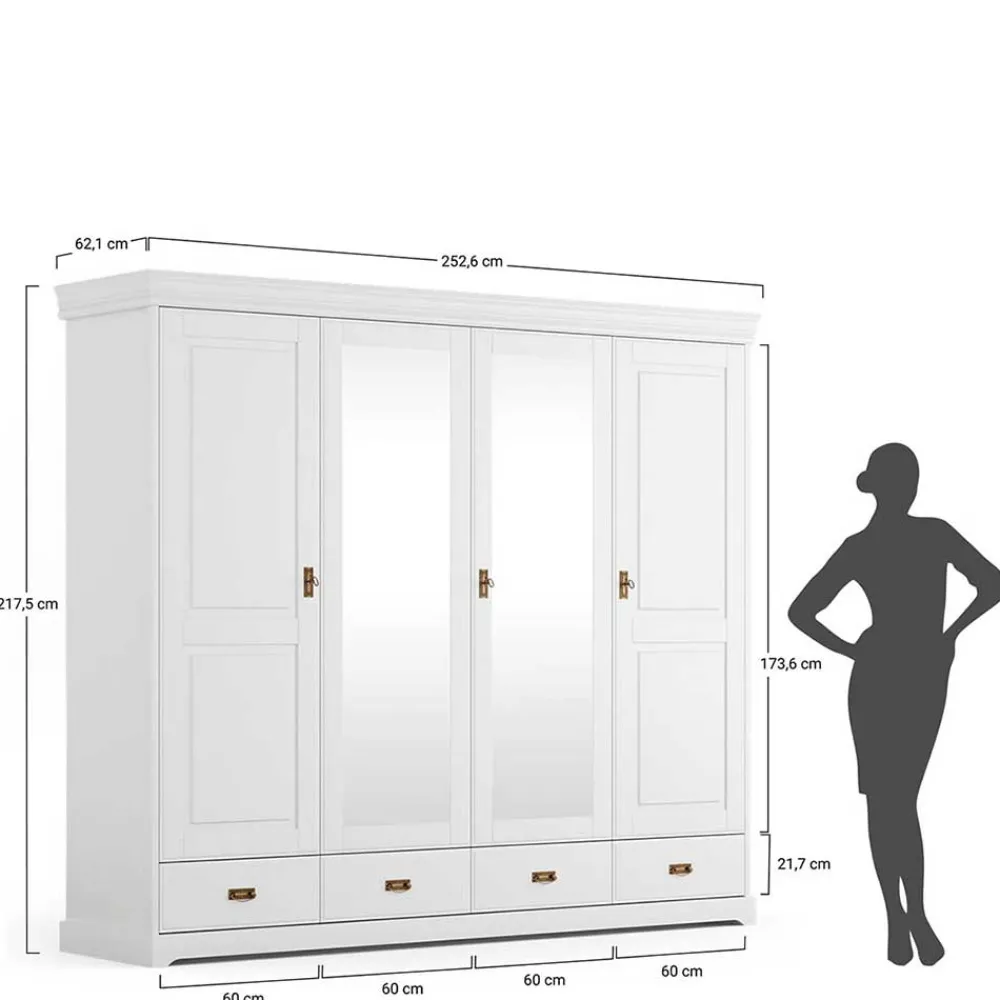 Drehtürenschrank Aluko*Pharao24 Discount