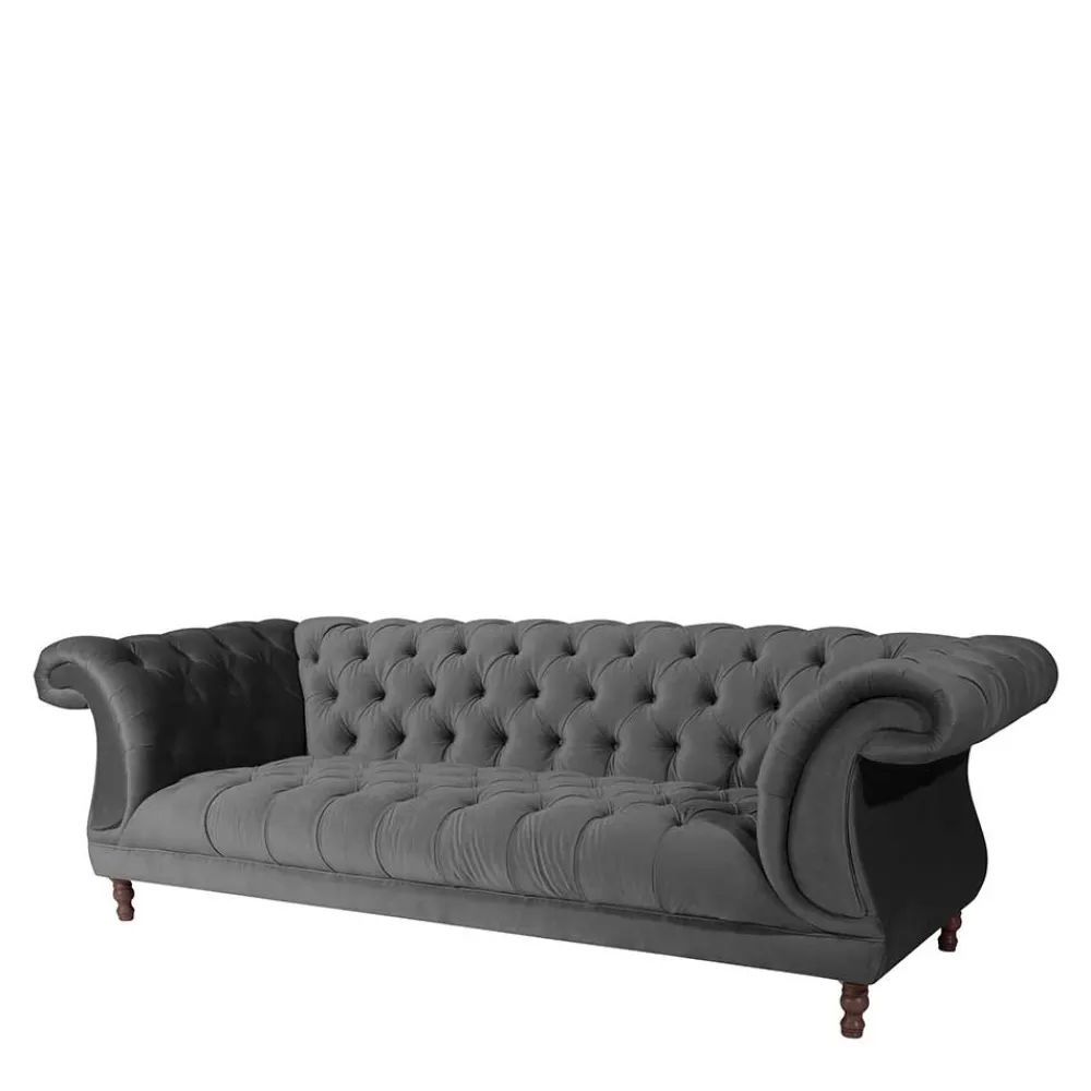 Dreisitzer Couch Anthrazit Romina*Pharao24 Online