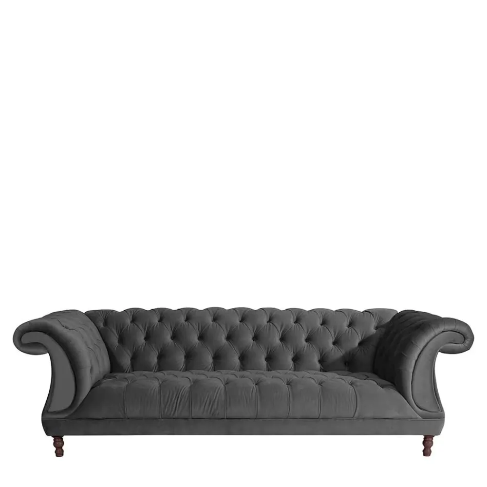 Dreisitzer Couch Anthrazit Romina*Pharao24 Online