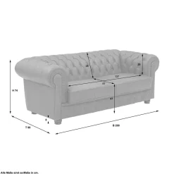 Dreisitzer Couch Mensema*Pharao24 New