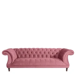 Hot Dreisitzer rosa Barock Lisbon Wohnzimmercouch|3 Sitzer Sofa