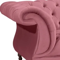 Hot Dreisitzer rosa Barock Lisbon Wohnzimmercouch|3 Sitzer Sofa
