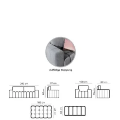 Dreisitzer Sofa Oktontra*Pharao24 Online