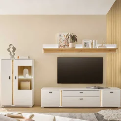 Dreiteilige Wohnwand Luzillo*Pharao24 Online