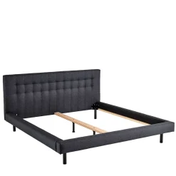 New Dunkelgraues Polsterbett Vilarila Polsterbetten