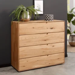 Echtholz Kommode Ovalius*Pharao24 Outlet