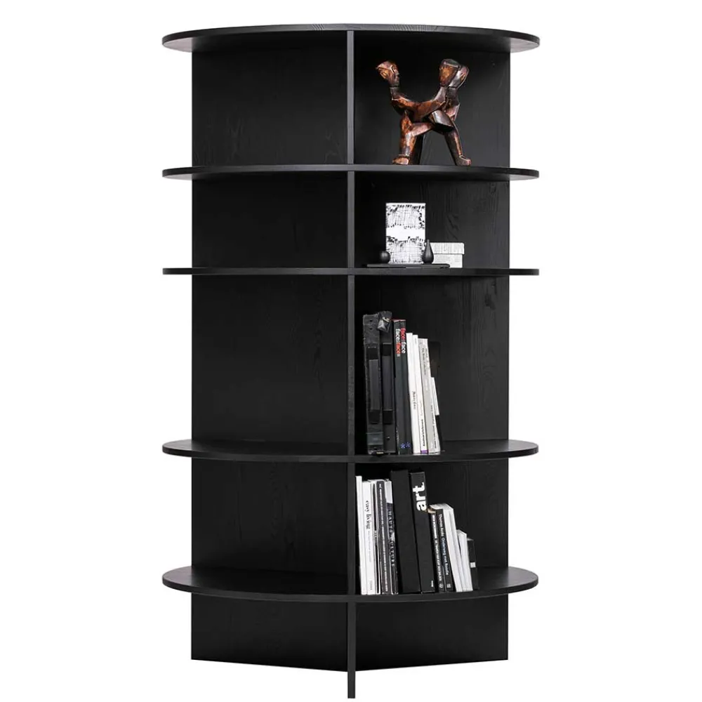 Outlet Echtholz Regal Vaella Wohnzimmerregale|Standregale