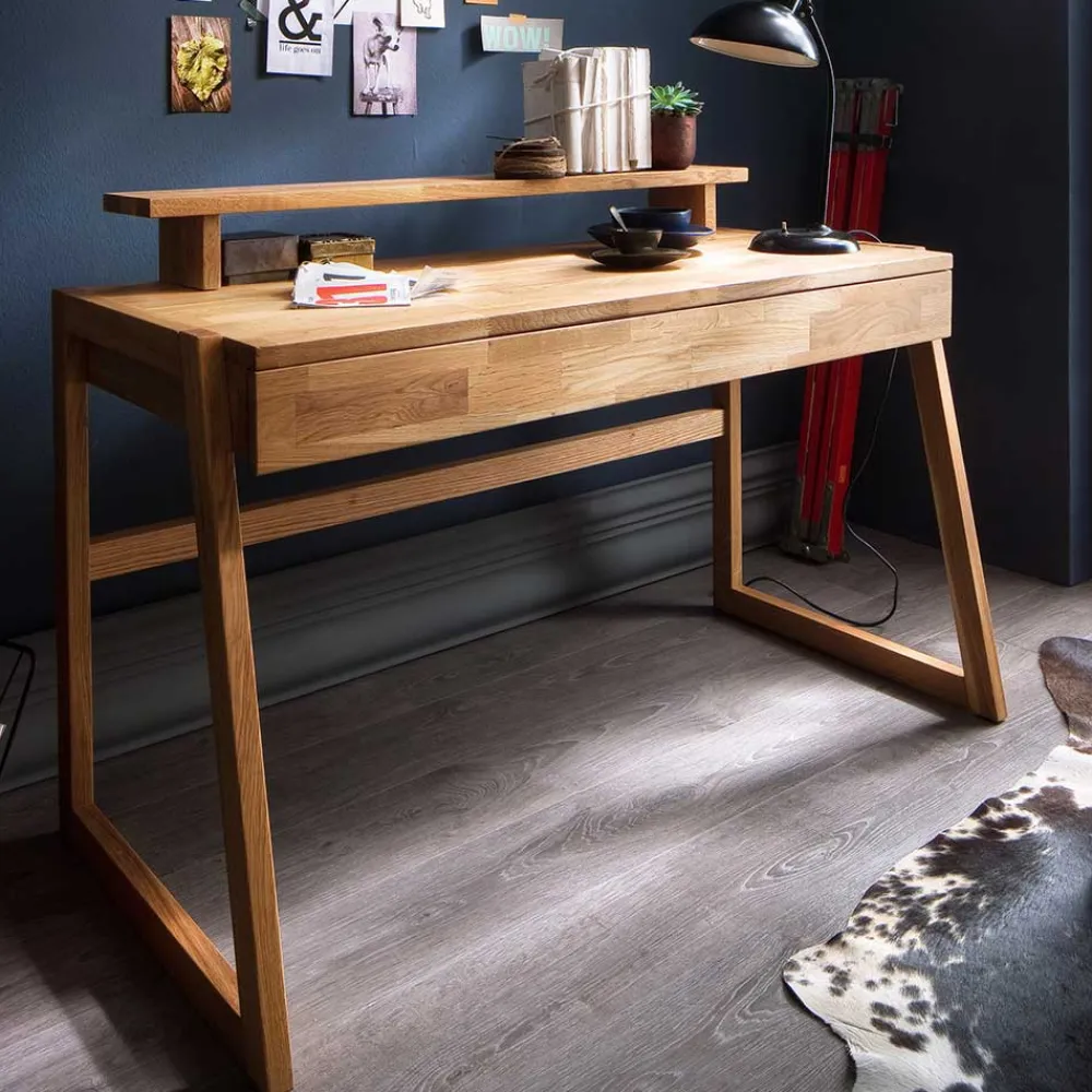 Clearance Echtholz Schreibtisch Mediteranos Massivholzmöbel|Computertische