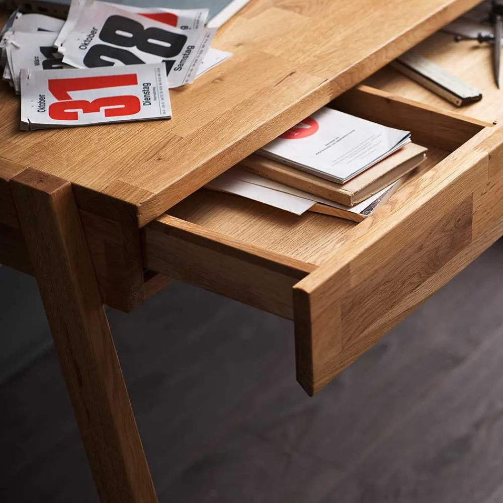 Clearance Echtholz Schreibtisch Mediteranos Massivholzmöbel|Computertische