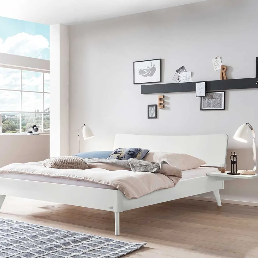 Echtholzbett Buche weiß Anni*Pharao24 Sale