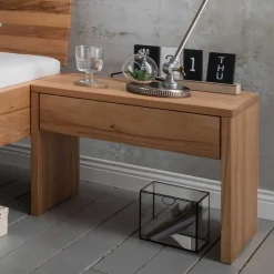 Clearance Echtholzbett mit Konsolen Yarcella Doppelbetten|Massivholzbetten