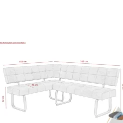 Online Eckbank Pontecuna Küchenbank|Esszimmerbänke