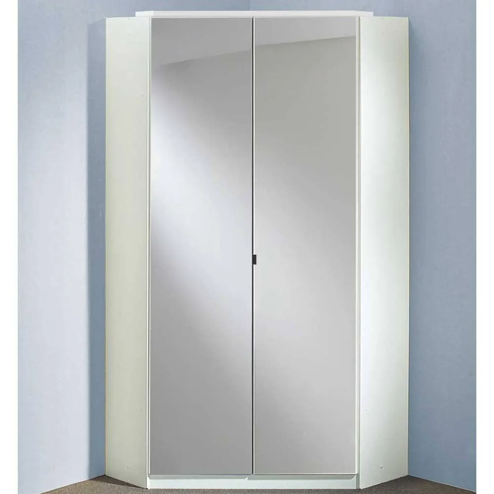 Eckkleiderschrank mit Spiegeltüren Emritalo Jugendkleiderschrank
