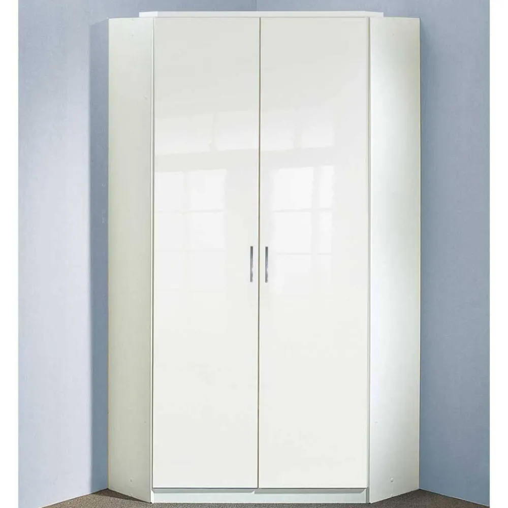 Clearance Eckkleiderschrank Weiß Emritalo Jugendkleiderschrank