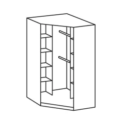 Eckschrank Hajana*Pharao24