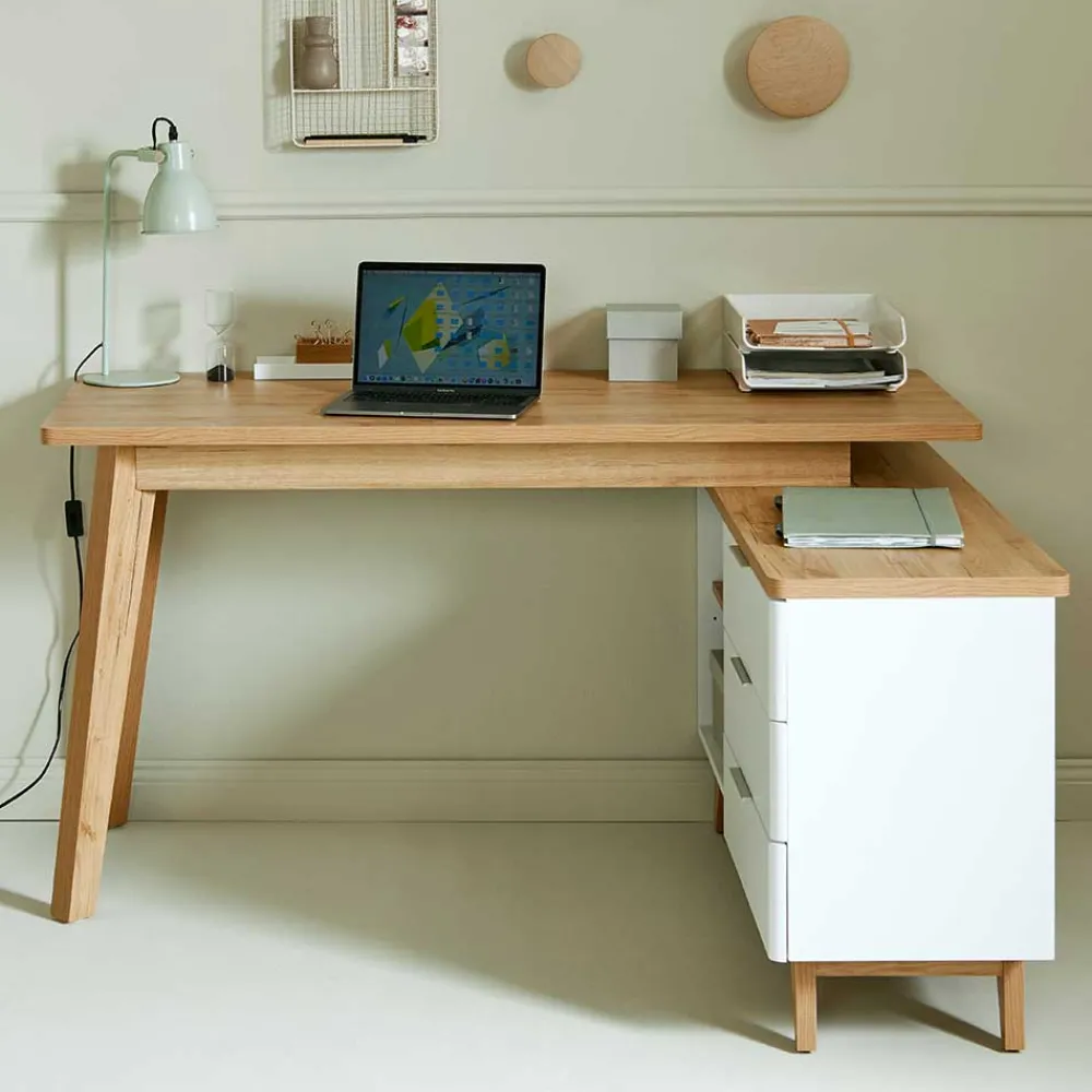 Eckschreibtisch Hajelua*Pharao24 Hot