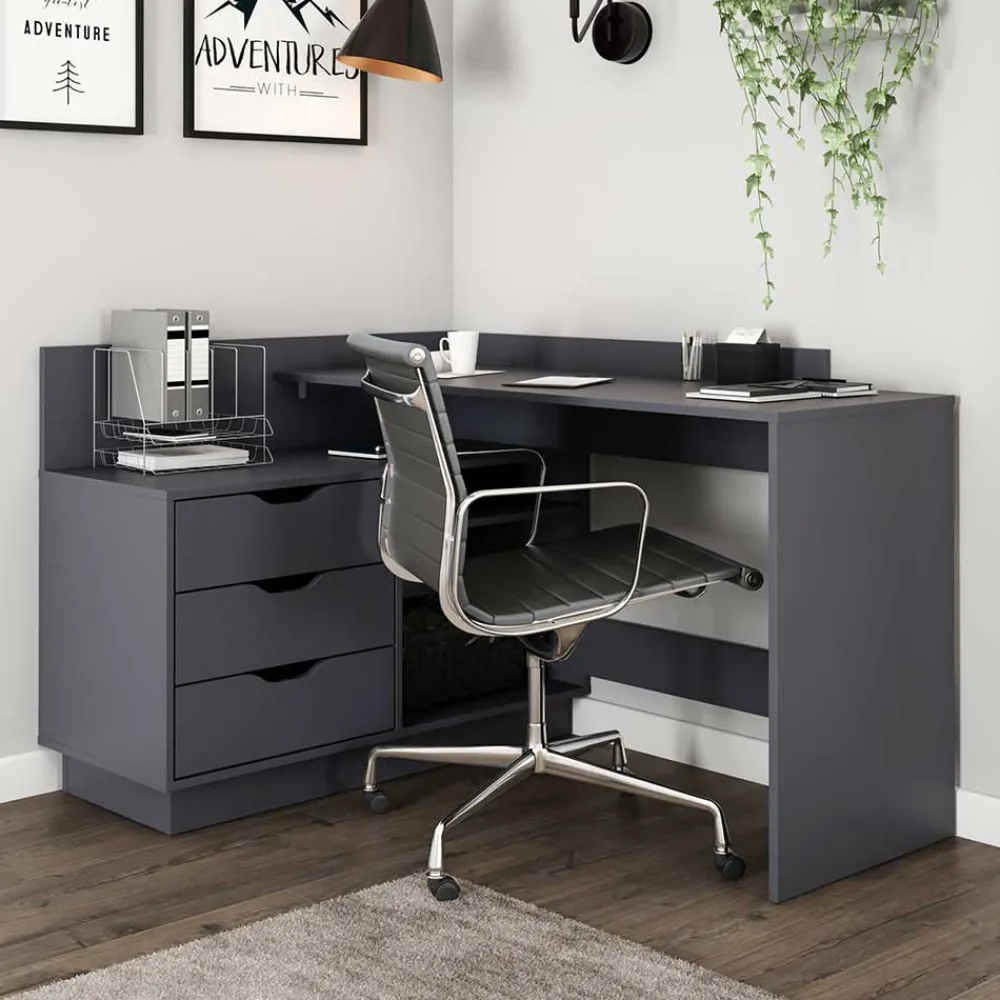 Outlet Eckschreibtisch Lirou Computertische|Jugendschreibtische