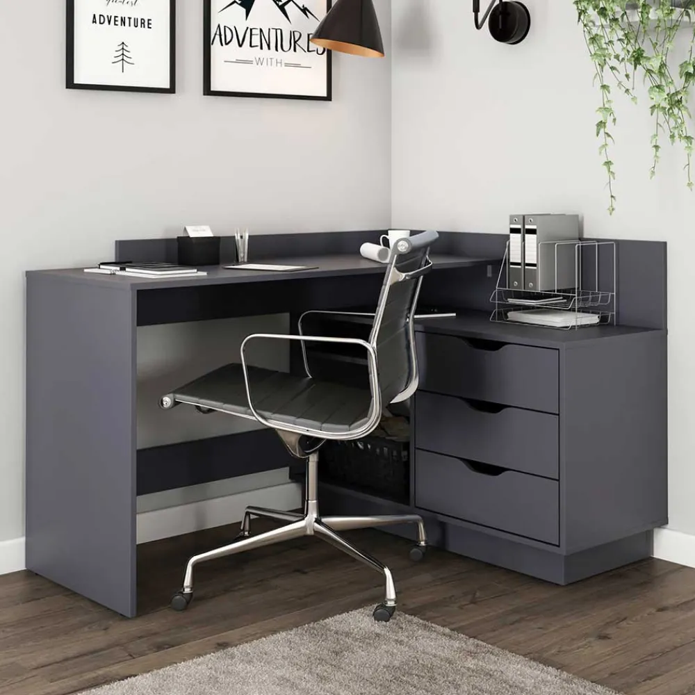 Outlet Eckschreibtisch Lirou Computertische|Jugendschreibtische