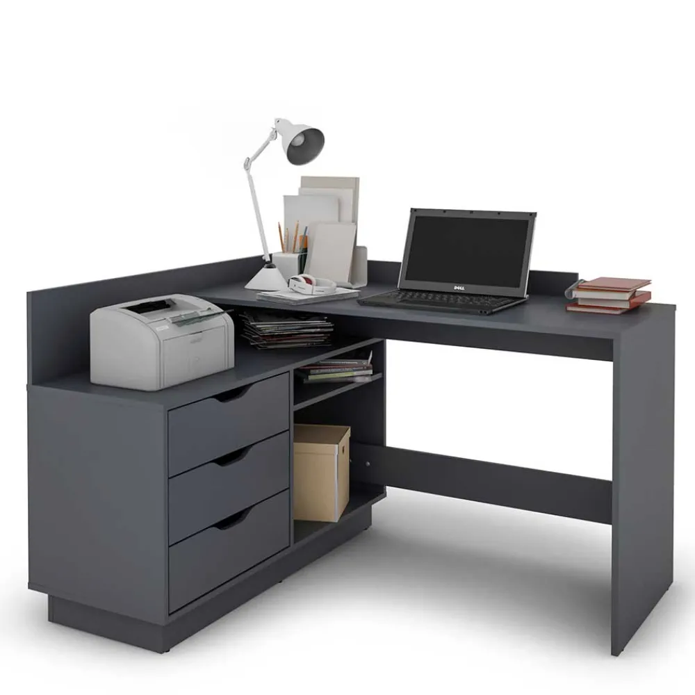 Outlet Eckschreibtisch Lirou Computertische|Jugendschreibtische