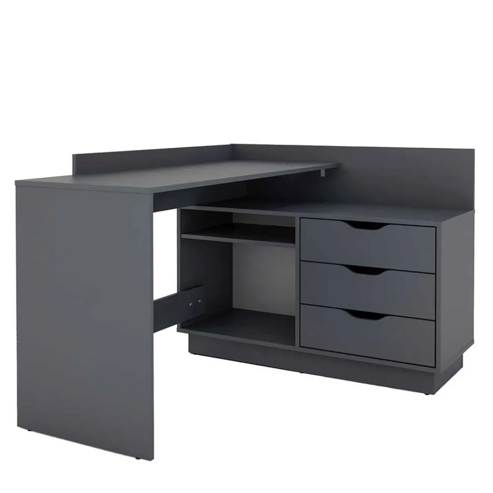 Outlet Eckschreibtisch Lirou Computertische|Jugendschreibtische