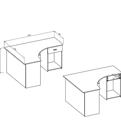 Eckschreibtisch Ongra*Pharao24