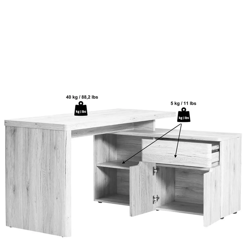 Eckschreibtisch Raja*Pharao24 Hot