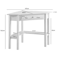 Eckschreibtisch Redonde Computertische|Jugendschreibtische